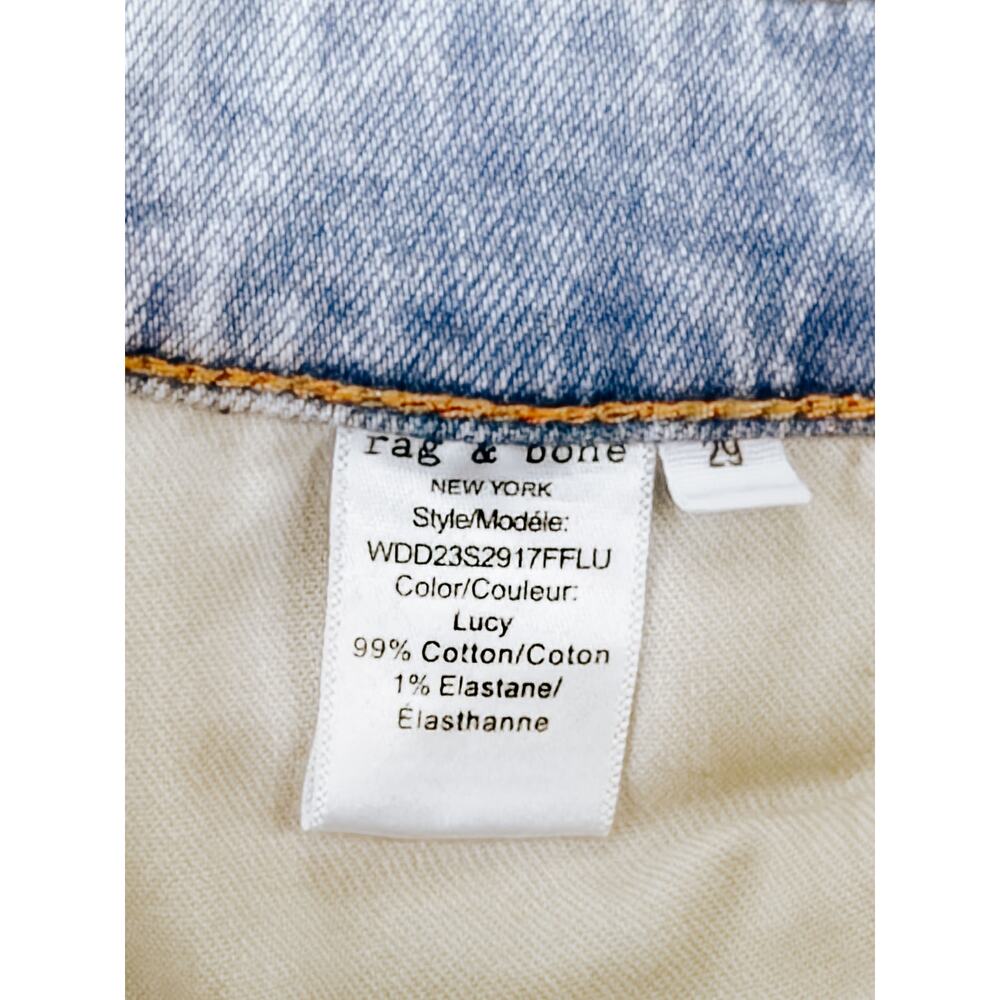 Rag & Bone Casey High Rise Ankle Flare Crop Jeans 29 Lucy Indigo WDD23S2917FFLU - Picture 8 of 11